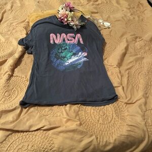 NASA Women's Gray Graphic Tee
